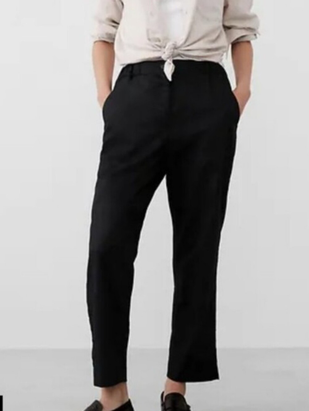 NWT Banana Republin Tapered Ankle Pant - Linen
